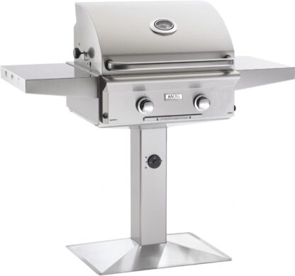 AOG American Outdoor Grill 24PPL-00SP L-Series 24 Inch Propane Gas Grill On Pedestal