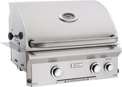 AOG American Outdoor Grill L-Series 24-Inch 2-Burner Built-in Propane Gas Grill with Rotisserie - 24PBL