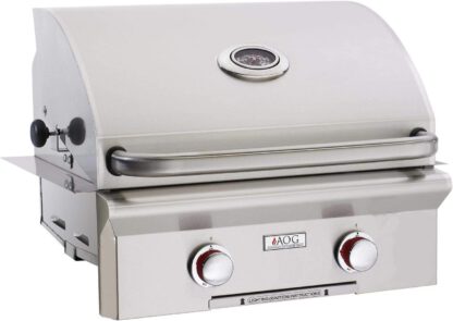 AOG American Outdoor Grill T-Series 24-Inch 2-Burner Built-in Propane Gas Grill - 24PBT-00SP