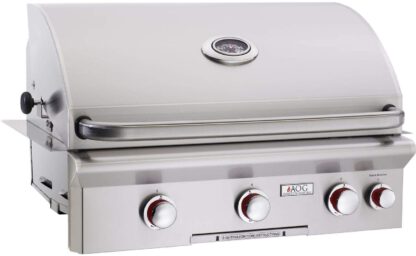 AOG American Outdoor Grill T-Series 30-Inch 3-Burner Built-in Natural Gas Grill with Rotisserie - 30NBT