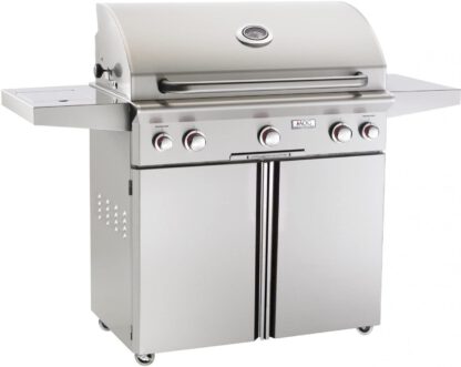 AOG American Outdoor Grill T-Series 36-Inch 3-Burner Propane Gas Grill W/Rotisserie & Single Side Burner - 36PCT
