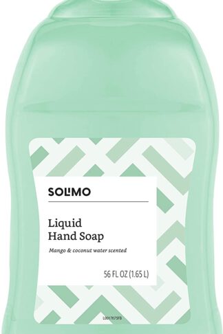 Amazon Brand - Solimo Liquid Hand Soap Refill, Mango and Coconut Water, 56 Fluid Ounce