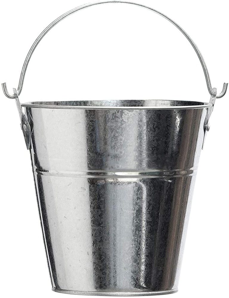 Steel Grease Bucket for Grill/Smoker Galvanized Drip Buckets Small
