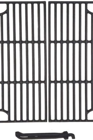 BBQSTAR BBQ Grill Grate 17-inch Matte Cast-Iron Cooking Grate Replacement with Grill Grate Lifter for Kenmore Kmart Member's Mark Nexgrill 2-Pack