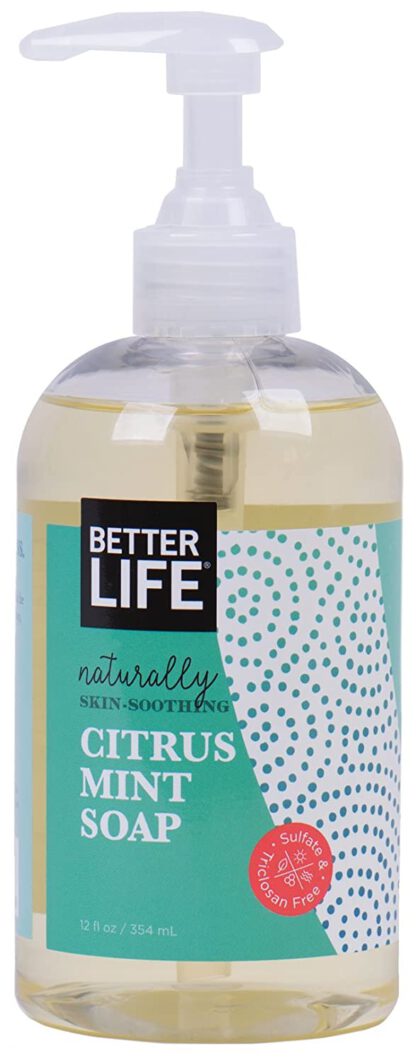Better Life No Regrets Natural Liquid Hand & Body Soap, Citrus Mint - 12 Oz