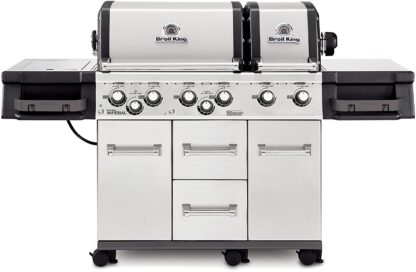 Broil King 957887 Imperial XLS Gas Grill, 6-Burner, Stainless Steel