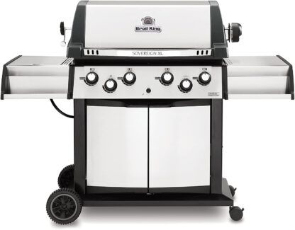Broil King 988844 Sovereign XLS 90 Liquid Propane Gas Grill with Side Burner and Rear Rotisserie Burner