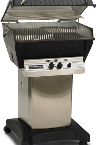 Broilmaster P3-XFN Premium Natural Gas Grill On Stainless Steel Cart