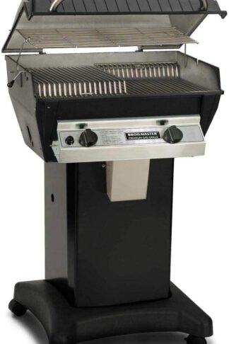 Broilmaster R3 Infrared Propane Gas Grill On Black Cart