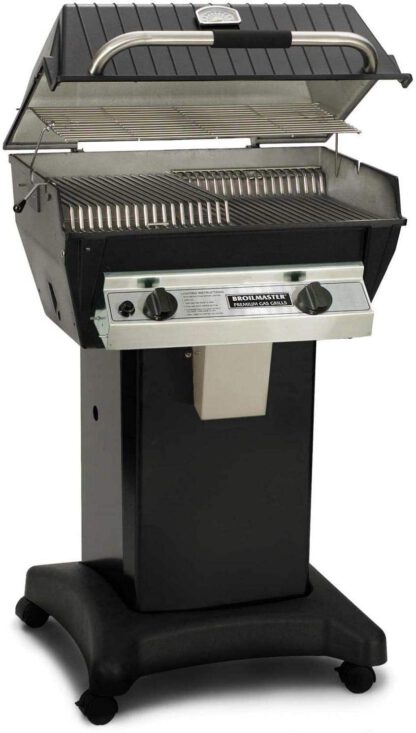 Broilmaster R3 Infrared Propane Gas Grill On Black Cart