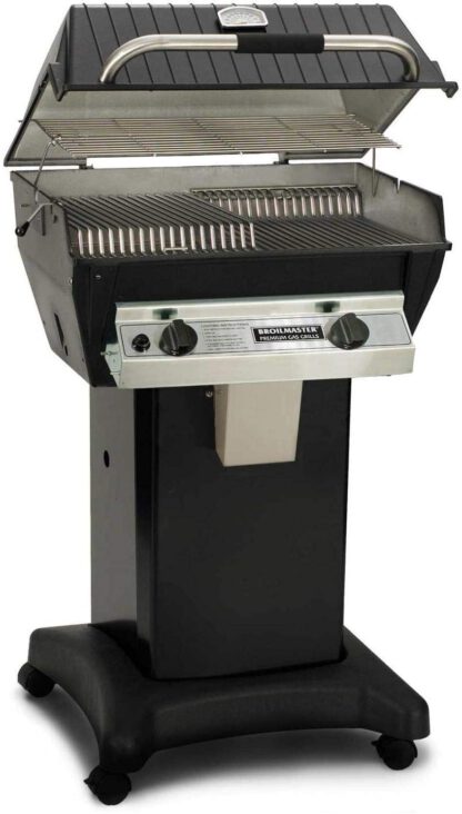 Broilmaster R3b Infrared Combination Propane Gas Grill On Black Cart