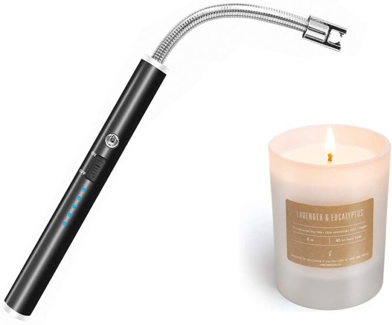 Candle Lighters Long, USB Rechargeable Flameless Arc Lighter Flexible