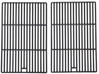 Cast Iron Cooking Grid Replacement for Arkla, Charmglow, Turco, Perfect Flame and Great Outdoors Gas Grill Models, Set of 2