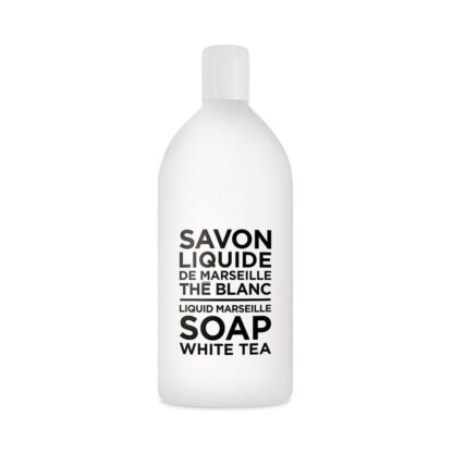 Compagnie de Provence Savon de Marseille Extra Pure Liquid Soap - White Tea - 33.8 fl oz Plastic Bottle Refill