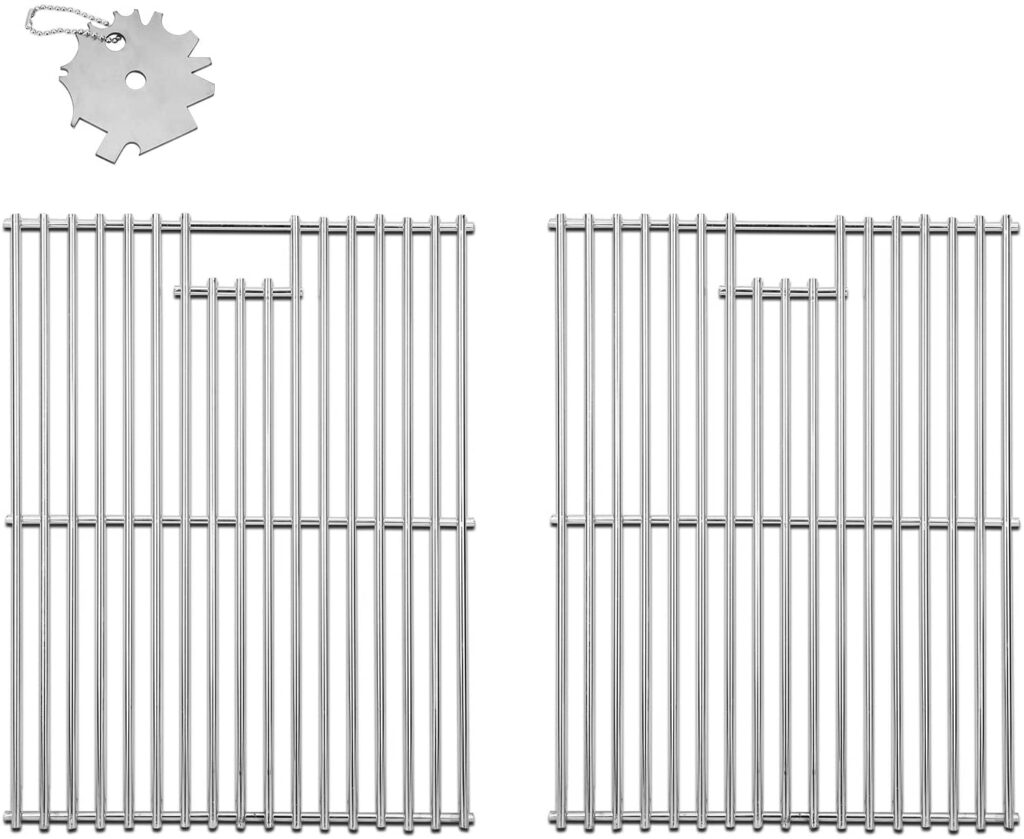 Solid 304 Stainless Steel Cooking Grids, Grill Grates Replacement for