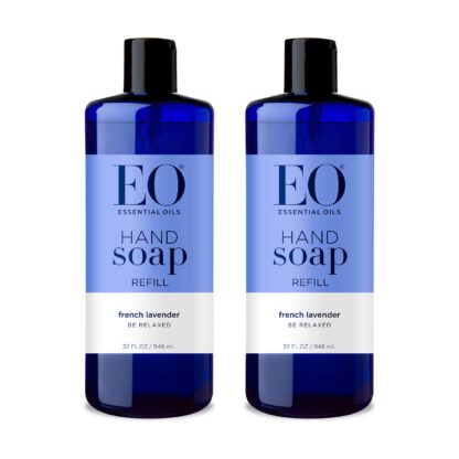EO Hand Soap French Lavender, 32 Ounce Refill, 2 Count