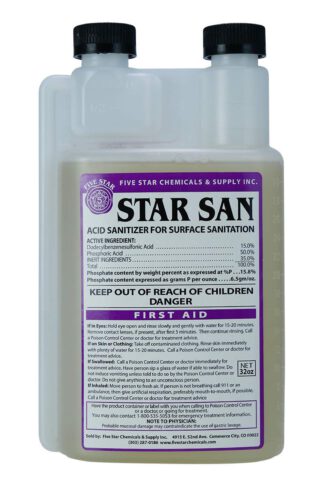 Five Star - Star San - 32 Ounce - High Foaming Sanitizer