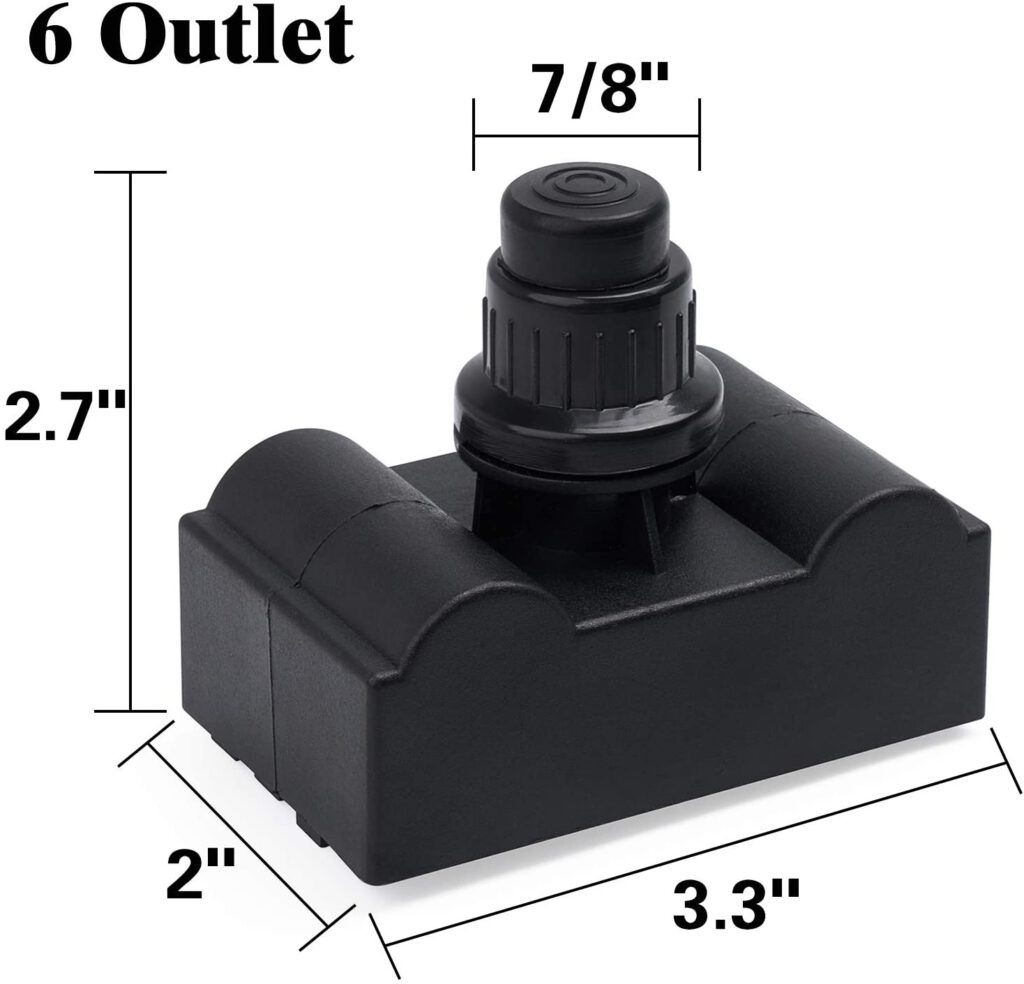 6 Outlet Gas Grill Ignitor, Electronic Spark Generator, BBQ Igniter