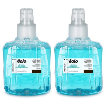 GOJO Pomeberry Foam Handwash, Pomegranate Scent, 1200 mL Hand Soap Refill for GOJO LTX-12 Dispenser (Pack of 2) - 1916-02