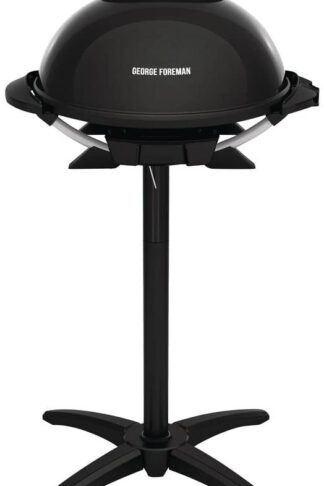 George Foreman GIO2000BK Indoor/Outdoor Electric Grill, 15-Serving, Black