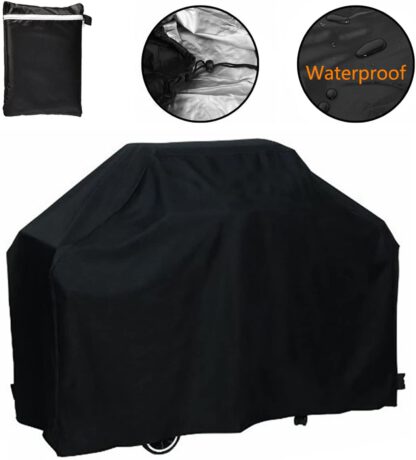 Grill Cover, Waterproof Breathable Outdoor Gas BBQ Grill Cover Large for Weber Holland Char Broil Brinkmann and Jenn Air (Extra Large_75x28x46 inch(WxDxH))