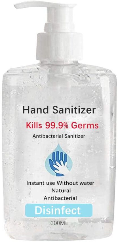 Hand Sanitizer Gel Non-Alcoholic No-Rinse Hand Soap Effective 99.99% Skin Cleansing, Lovor Disposable Hand Sanitizer Moisturizing Washless Hand Wash Soap Non-irritating Kids Friendly, 300ml