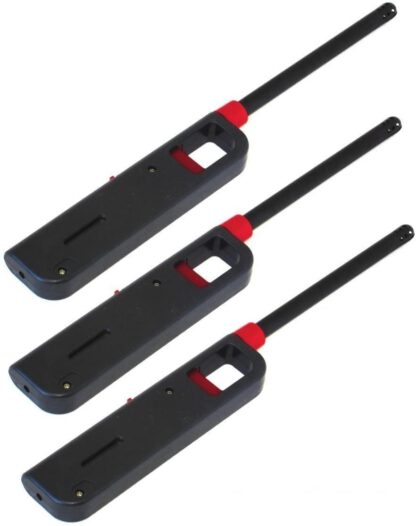 Handi Flame 3 Pack Gas Lighters 11" Butane Stove Kitchen Fireplace BBQ Grill Utility Lighter - does Not Include Fuel