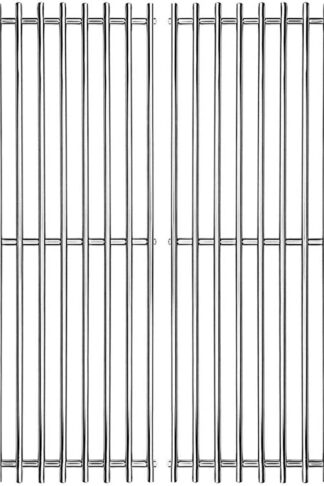 Hongso 17 inch Solid SS 304 Stainless Steel Gas Grill Grids Grates Replacement for Home Depot Nexgrill 720-0830H, Kenmore and Uniflame Gas Grills, Set of 2 (SCA192)