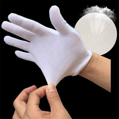 Jiusike Clear Powder Free Vinyl Glove,Disposable Glove,Industrial Glove,Clear, Latex Free and Allergy Free, Plastic, Work, Food Service, Cleaning (C, 100Pcs)
