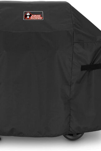 Kingkong Gas Grill Cover 7138 Cover for Weber Spirit 200 and Spirit II 200 Series 2 Burner Gas Grill Including Grill Brush, Tongs and Thermometer