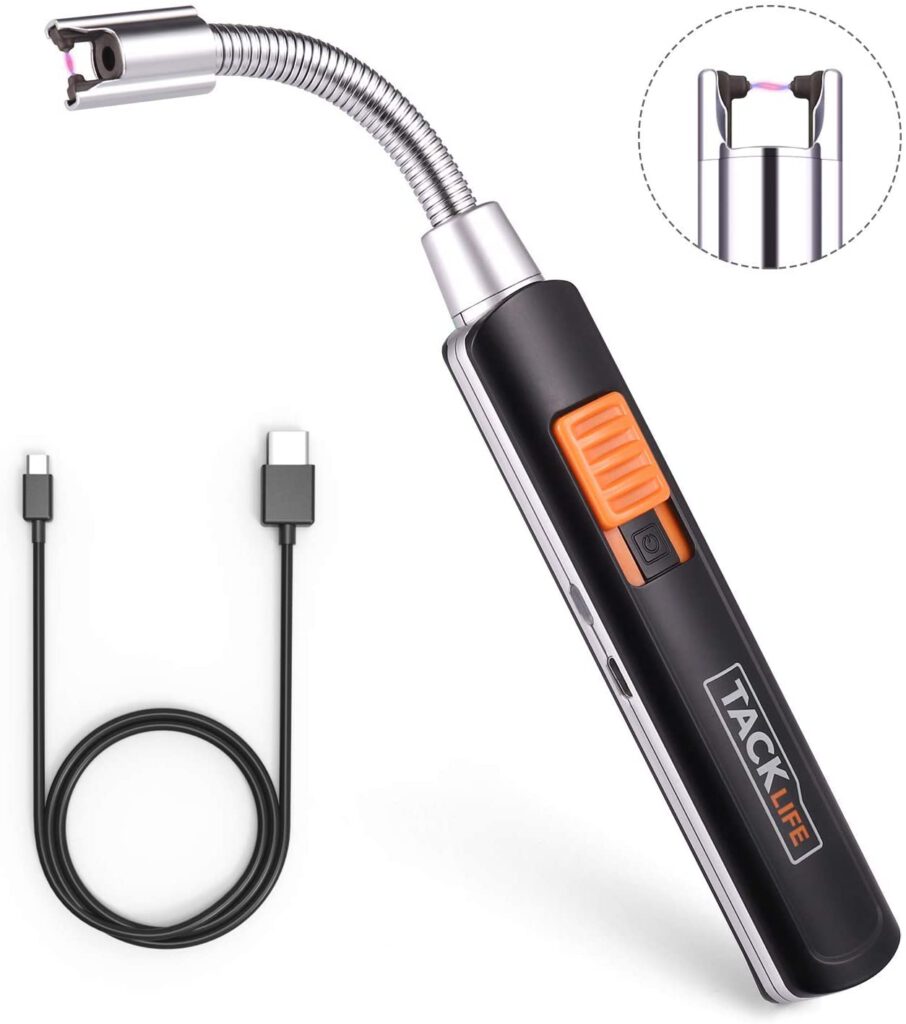 Lighter, Candle Lighter, 360° Long Flexible Neck USB Rechargeable