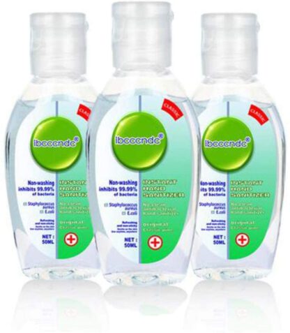 Liquid Hand Soap, Non-Washing Portable Hand Sanitizers, Kill 99.99 Of Germs 24 Hours Of Lasting Protection Gel Hand Wash For Adults Kids, 3 pack (1.8 Oz Each) by wangdongmei