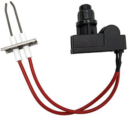 MENSI Double Ignition kit Electronic igniter with high Spark Plug Wire Length 450mm Each for Catering euqipment Stove