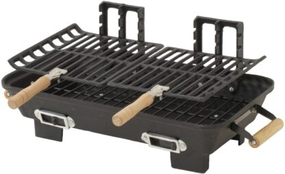Marsh Allen 30052AMZ Kay Home Product's Cast Iron Hibachi Charcoal Grill, 10 by 18-Inch
