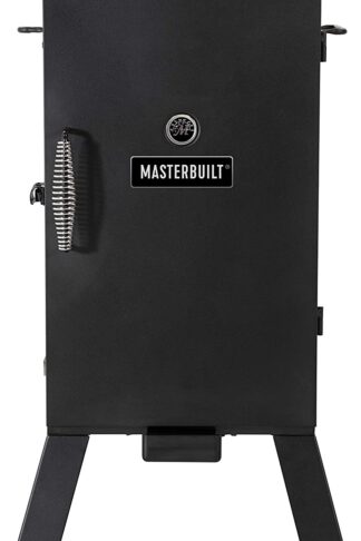 Masterbuilt MB20070210 MES 35B Electric Smoker, 30" Black with 3 Smoking Racks (Newer Version)