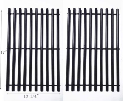 Porcelain Cooking Grid Replacement for Kenmore 122.16119, 122.16129, 122.166419, 16641, 415.1610711, 720-0341, 720-0549, Kmart 640-26629611-0 Kenmore 41516106210 415.16106210 Gas Grill Grates, 17 inch