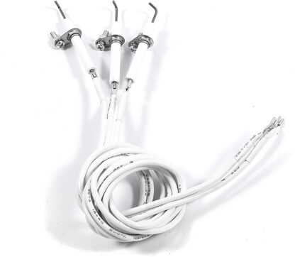 Replace parts 3-Pack Ceramic Electrode and 3-Pack Igniter Wire, Replacement for Select Gas Grill Models by Aussie, BBQ Grillware and Others