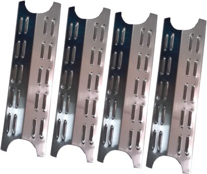 Replace parts 4-Pack Stainless Steel Heat Plate Replacement for Gas Grill Models Kenmore 139.01566310 and Kenmore 640-04921798-7,(15.8125 x 4.6875 inch)