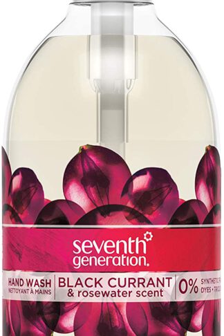 Seventh Generation Hand Wash Soap, Black Currant & Rosewater, 12 Oz. (Pack of 8)