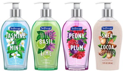 Softsoap Liquid Hand Soap Pump Variety Pack, 13 fluid ounce (4 Pack)