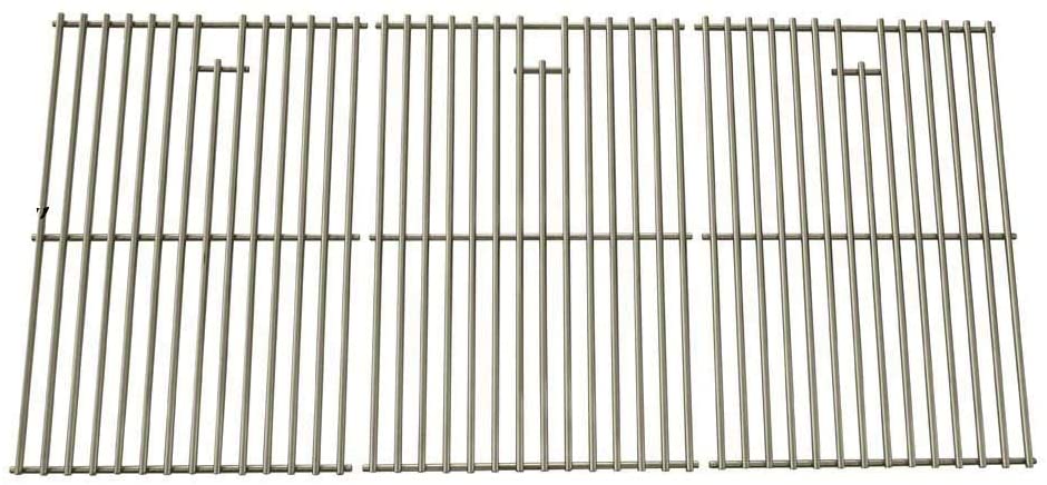 Stainless Cooking Grid for Nexgrill 720,0744, 85-3225-6, Kenmore 148.16656010 and Uniflame GBC976W, GBT806G, Set of 3