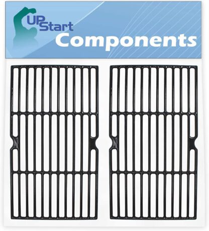 UpStart Components 2-Pack BBQ Grill Cooking Grates Replacement Parts for Blooma Byron G350 - Compatible Barbeque Cast Iron Grid 16 3/4"