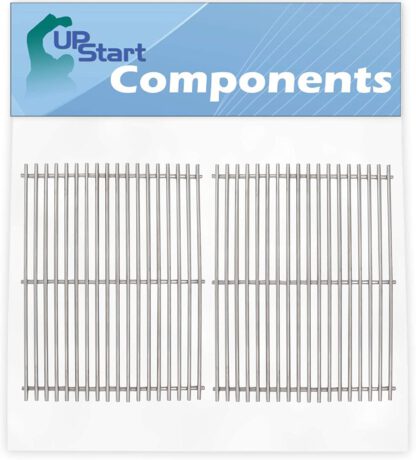 UpStart Components 2-Pack BBQ Grill Cooking Grates Replacement Parts for Brinkmann 810-4436-T - Compatible Barbeque Stainless Steel Grid 17"