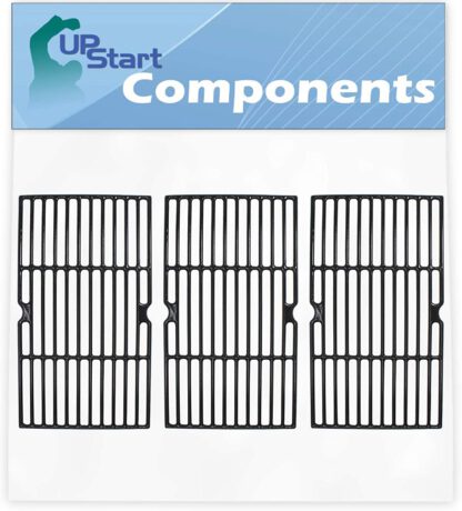 UpStart Components 3-Pack BBQ Grill Cooking Grates Replacement Parts for Broil King 9878-14 - Compatible Barbeque Cast Iron Grid 16 3/4"