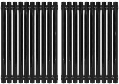 VICOOL 17 3/16 inch Porcelain Steel Cooking Grates Replacement Parts for Sunbeam, Grill Master 720-0697, Nexgrill 720-0697E, Uniflame GBC091W Gas Grill Models, Grill Cooking Grid, Set of 2, hyG981B