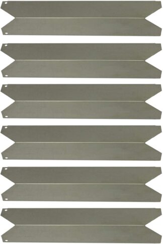 Votenli S9459A (6-Pack) Stainless Steel Heat Plate Replacement for Duro 740-3003-BI Nexgrill 720-0419 720-0459 and Others