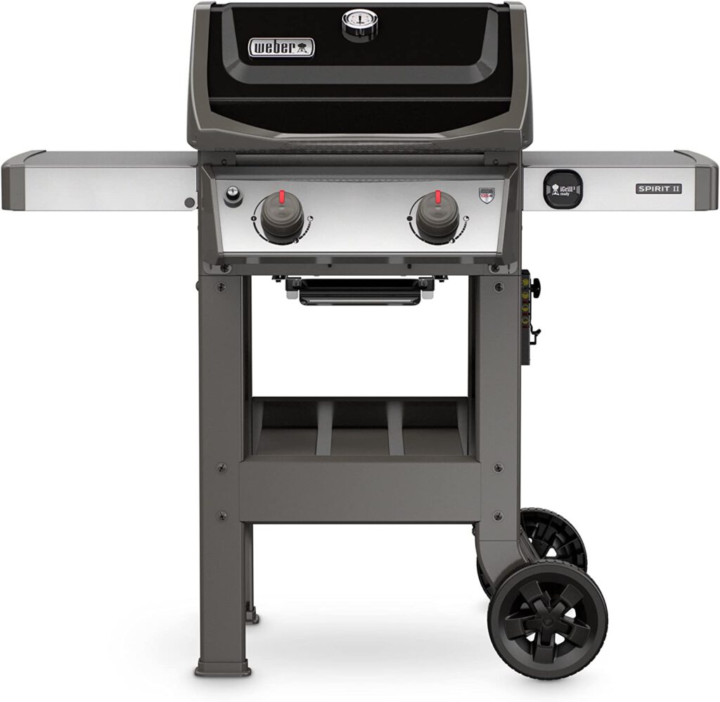 Weber 44010001 Spirit II E210 2Burner Liquid Propane Grill, Black