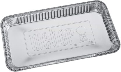 Weber 6454 Extra Large Drip Pans, 5-Pack