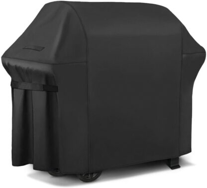 iCOVER Gas Grill Cover-58 inch 600D Canvas Waterproof Fade Resistant Heavy Duty Barbeque BBQ Grill Cover Sized for Weber, Char Broil, Holland, Jenn Air, Brinkmann.G21653