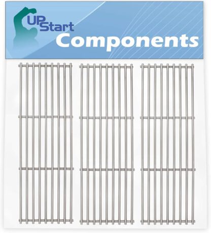 3-Pack BBQ Grill Cooking Grates Replacement Parts for Chargriller 5050, 3001, Duo 5050, 2121, 2828, 9020, 2123, 2222, 3030, 4000, 3008, 5252 - Compatible Barbeque Stainless Steel Grid 19 3/4"